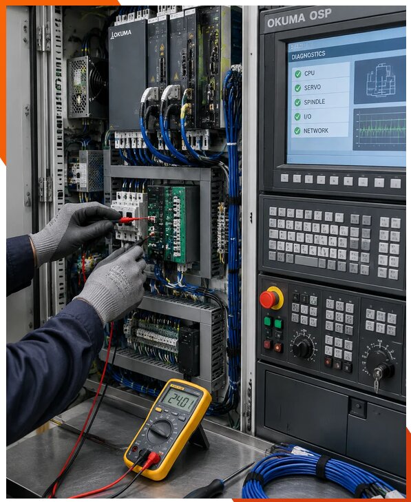 Ремонт систем ЧПУ Okuma OSP в Курчатове